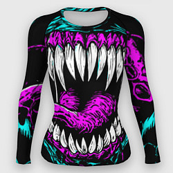 Рашгард женский Клыки венома, цвет: 3D-принт