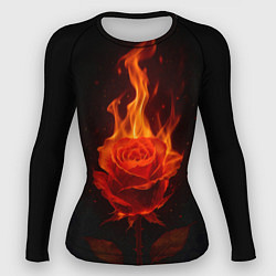 Женский рашгард Flaming rose