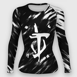 Женский рашгард Doom штрихи красок