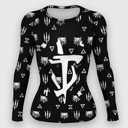 Рашгард женский Doom ведьмак логотипы, цвет: 3D-принт