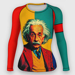 Рашгард женский Эйнштейн поп-арт, цвет: 3D-принт