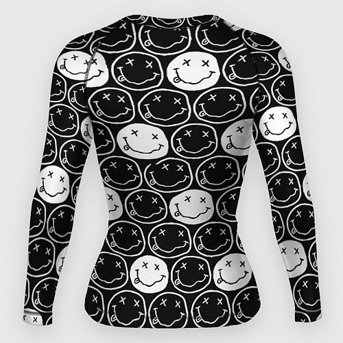 Женский рашгард Doom x nirvana pattern / 3D-принт – фото 2