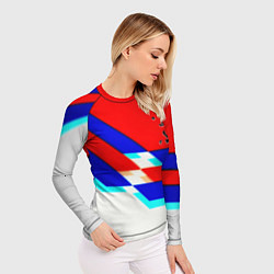 Рашгард женский Doom geometry cyber sport, цвет: 3D-принт — фото 2