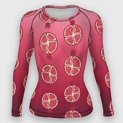 Женский рашгард Сочные гранаты