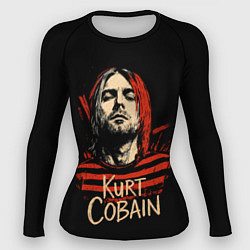 Рашгард женский Курт Кобейн, Нирвана, цвет: 3D-принт
