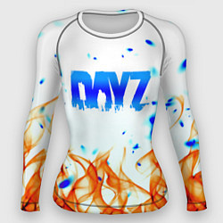 Рашгард женский Dayz огненное пламя, цвет: 3D-принт