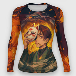 Рашгард женский Хаято Суо - Ветролом, цвет: 3D-принт