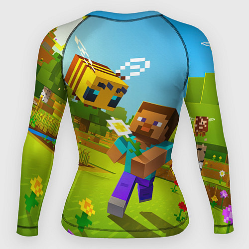 Женский рашгард Стив и пчела / 3D-принт – фото 2