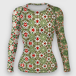 Рашгард женский Геометрическая метаморфоза, цвет: 3D-принт