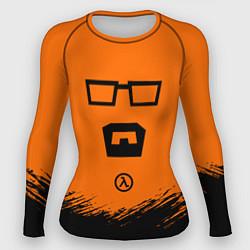 Рашгард женский Халф лайф - фримен, цвет: 3D-принт