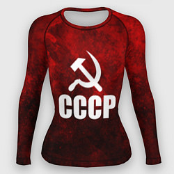Женский рашгард Советский Союз - серп и молот