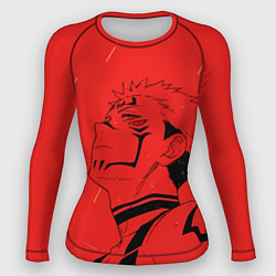 Рашгард женский Магическая битва, Сукуна, цвет: 3D-принт