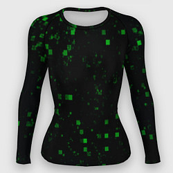 Рашгард женский Color green khaki, цвет: 3D-принт