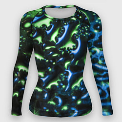 Рашгард женский Абстракция капли воды, цвет: 3D-принт