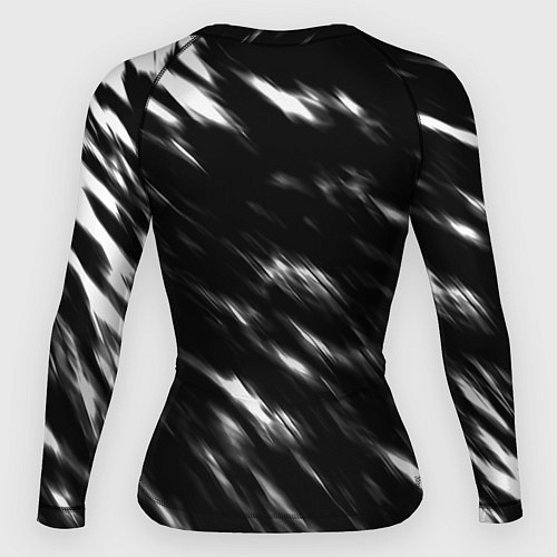 Женский рашгард Borussia штрихи красок текстура / 3D-принт – фото 2