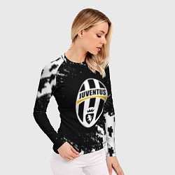 Рашгард женский Ювентус пипл краски, цвет: 3D-принт — фото 2
