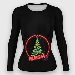 Рашгард женский New year, цвет: 3D-принт