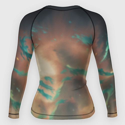 Женский рашгард Маомао на фоне облаков / 3D-принт – фото 2