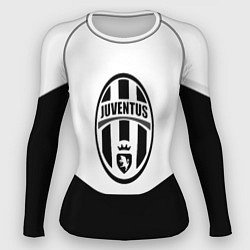 Рашгард женский Juventus полосы, цвет: 3D-принт