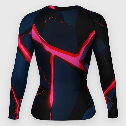 Женский рашгард Neon glow / 3D-принт – фото 2