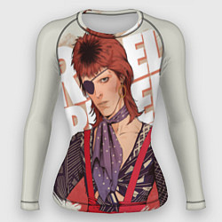Рашгард женский David Bowie Rebel Rebel, цвет: 3D-принт