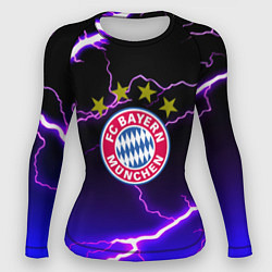 Рашгард женский Bayern Mnchen молнии шторм, цвет: 3D-принт
