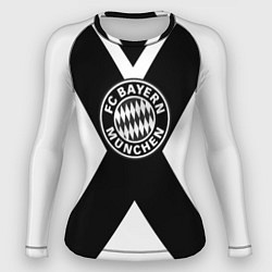 Рашгард женский Бавария Мюнхен полосы, цвет: 3D-принт