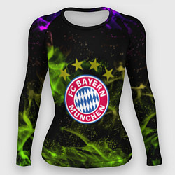 Рашгард женский Бавария Мюнхен огонь, цвет: 3D-принт