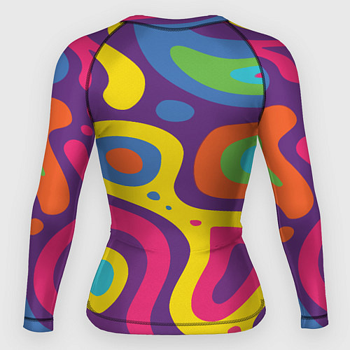 Женский рашгард Abstract tac / 3D-принт – фото 2