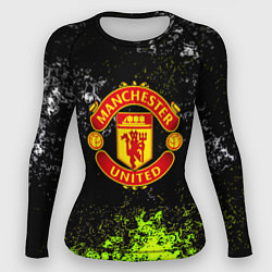 Женский рашгард Манчестер Юнайтед кислотные краски