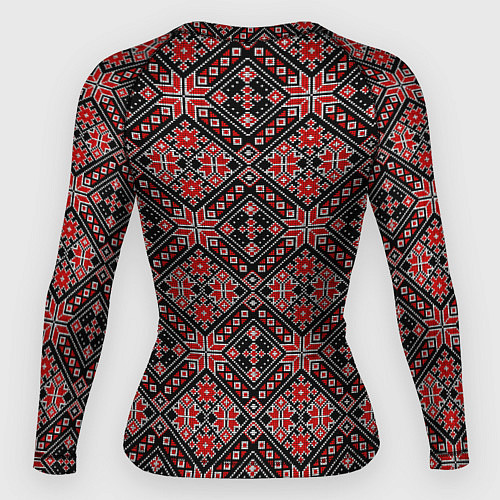 Женский рашгард Славянский стиль - орнамент / 3D-принт – фото 2