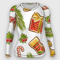 Женский рашгард Рождественский вайб