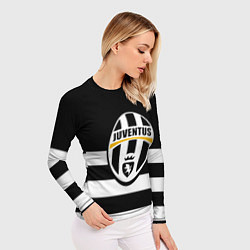 Рашгард женский Juventus линии, цвет: 3D-принт — фото 2