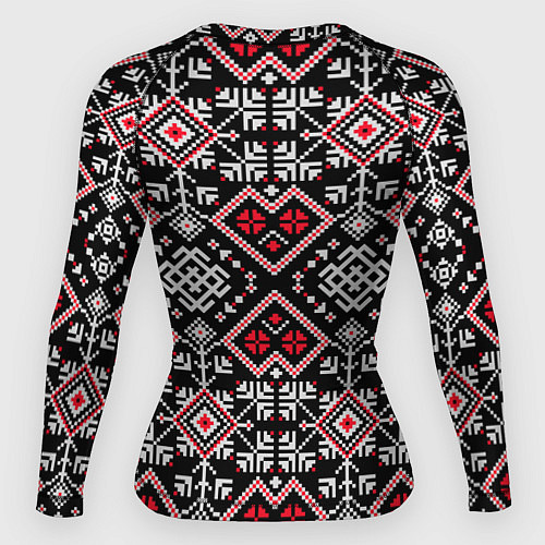 Женский рашгард Славянский орнамент обережный / 3D-принт – фото 2