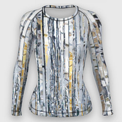 Женский рашгард Новогодний дождик