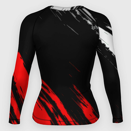 Женский рашгард Манчестер Юнайтед x Ювентус краски / 3D-принт – фото 2