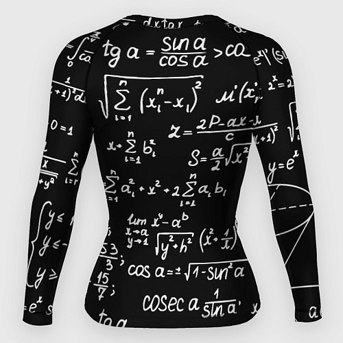 Женский рашгард Ювентус физика символы / 3D-принт – фото 2