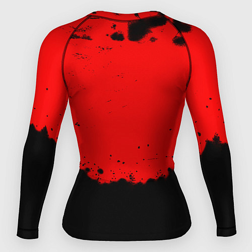 Женский рашгард Манчестер Юнайтед краски брызги / 3D-принт – фото 2