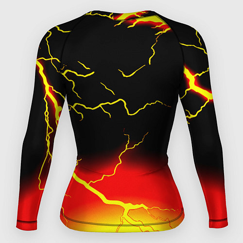 Женский рашгард Borussia шторм молнии / 3D-принт – фото 2