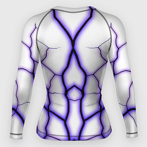 Женский рашгард Color white purple / 3D-принт – фото 2
