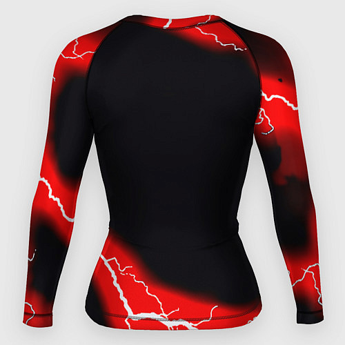 Женский рашгард Манчестер Юнайтед шторм молнии / 3D-принт – фото 2