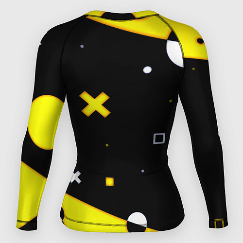 Женский рашгард Borussia геометрия текстура / 3D-принт – фото 2