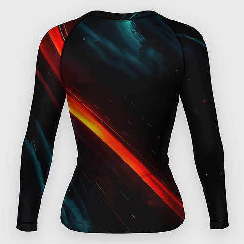 Женский рашгард Манчестер Юнайтед абстракция / 3D-принт – фото 2