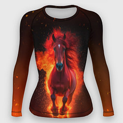 Женский рашгард Огонь а не лошадь
