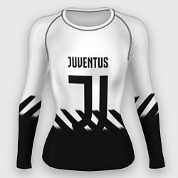 Женский рашгард Ювентус полосы геометрия линии