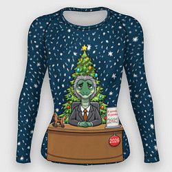 Женский рашгард Я устал - новогодний мем 2026