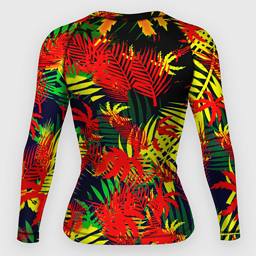 Женский рашгард Манчестер Юнайтед тропики / 3D-принт – фото 2