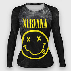 Рашгард женский Nirvana Smoke, цвет: 3D-принт