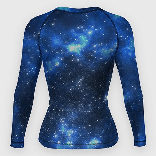 Женский рашгард Космический попугай / 3D-принт – фото 2
