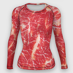 Рашгард женский Мясо, цвет: 3D-принт